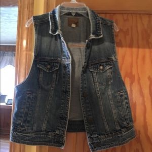American Eagle Denim Vest