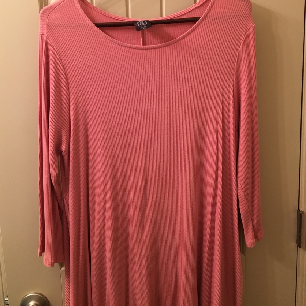 A&D swing ribbed tunic