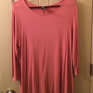 A&D swing ribbed tunic