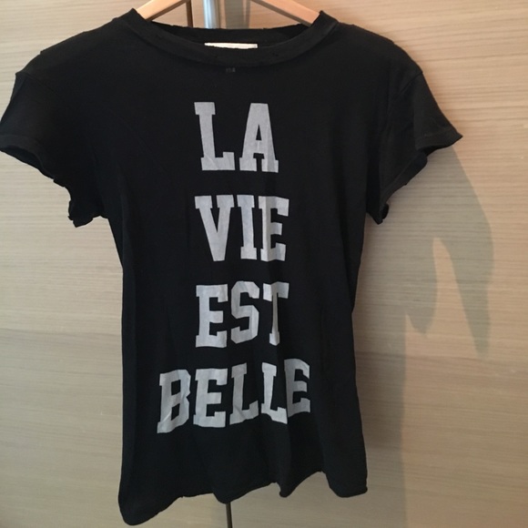 Wildfox Tops - La Vie Est Belle Wildfox tee