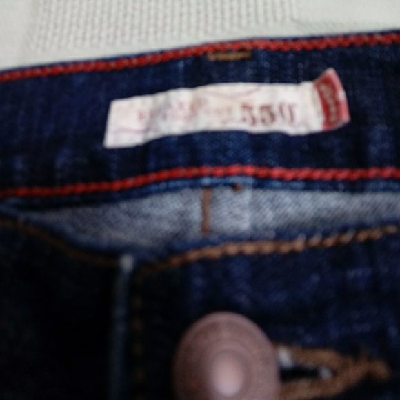 Levis relaxed 550 boot cut jeans dark wash 10P - Picture 3 of 10