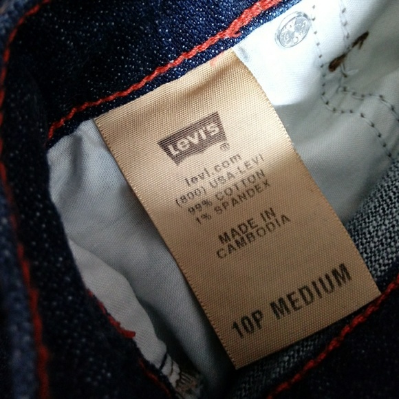 Levis relaxed 550 boot cut jeans dark wash 10P - Picture 4 of 10