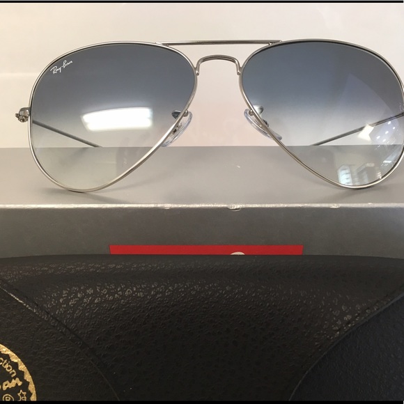 RayBan Grey Fade 58 14 mm Sunglasses - NWT