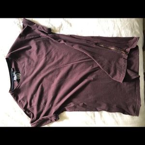 Maroon long tee