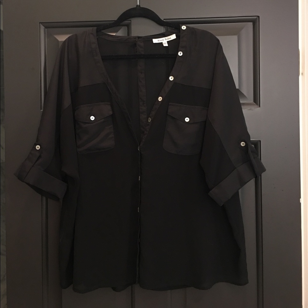 Shear button down