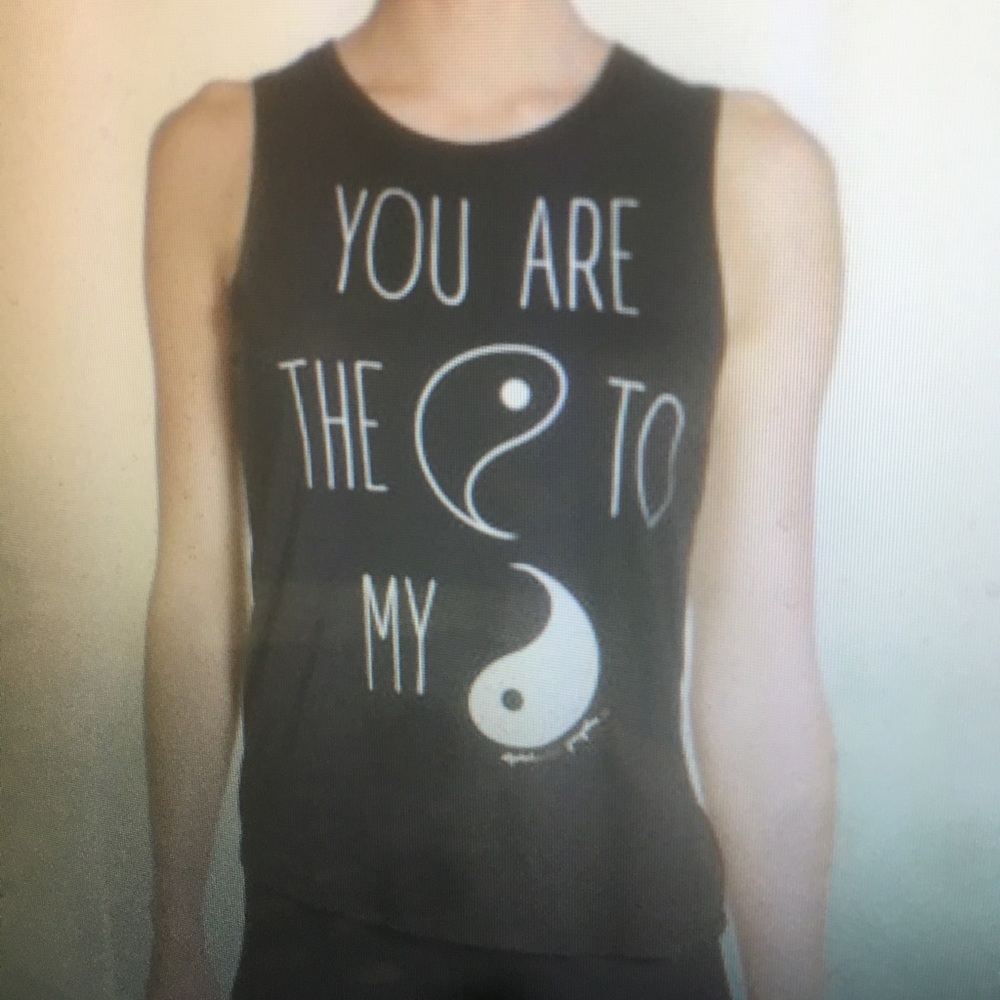 Spiritual gangster you are  my yin 2 my yang tank