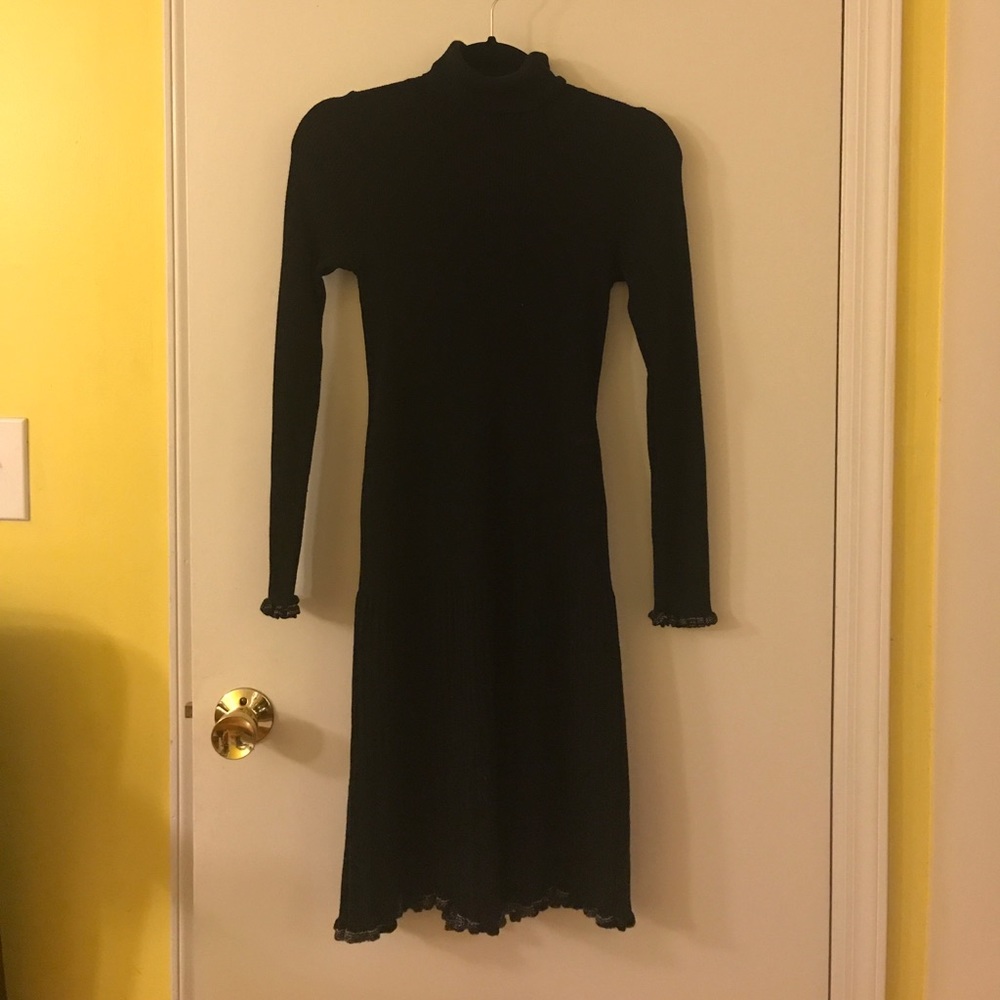 M Missoni Black turtle neck dress