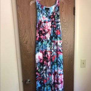 Cynthia Rowley watercolor maxi dress