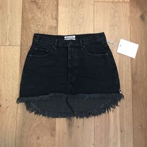 One Teaspoon 'Fox Black Junkyard' skirt