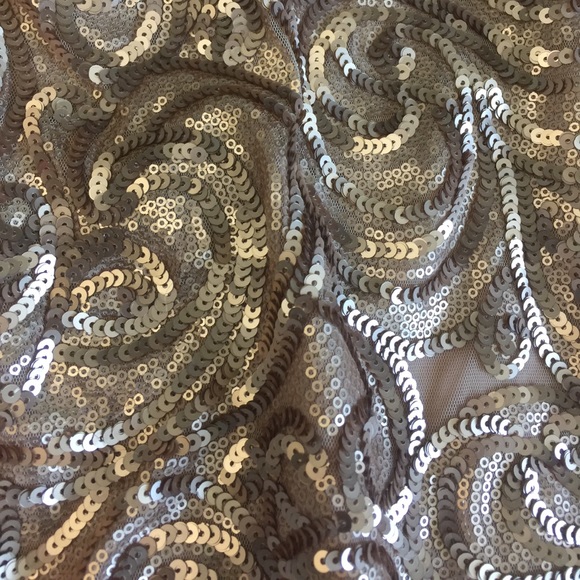 Mango top size L sequins rose gold - Picture 2 of 4