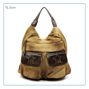 SOLD-NEW Vintage Canvas Tote Backpack