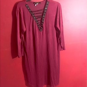 Burgundy Dress