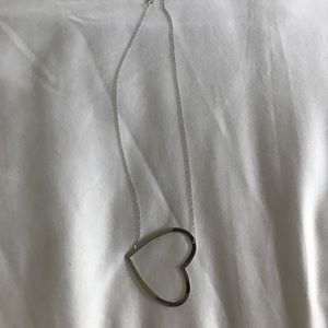 sideways heart necklace