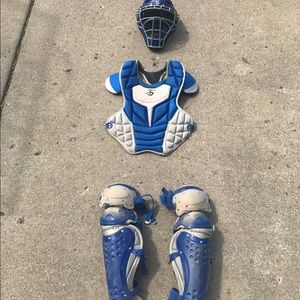Louisville Slugger catchers gear + Bat/gear bag