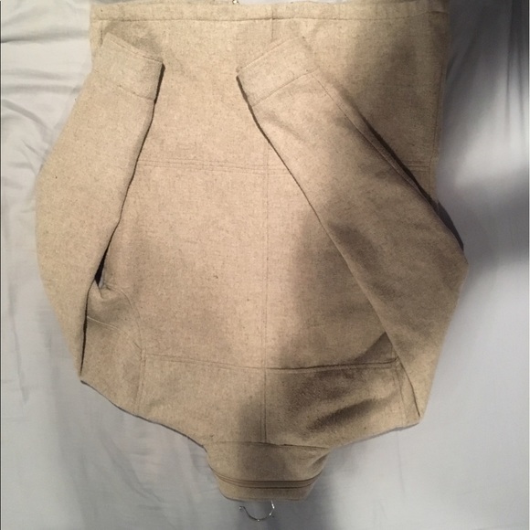 Grey Jacket Coat - Button and Zip up - Picture 3 of 4