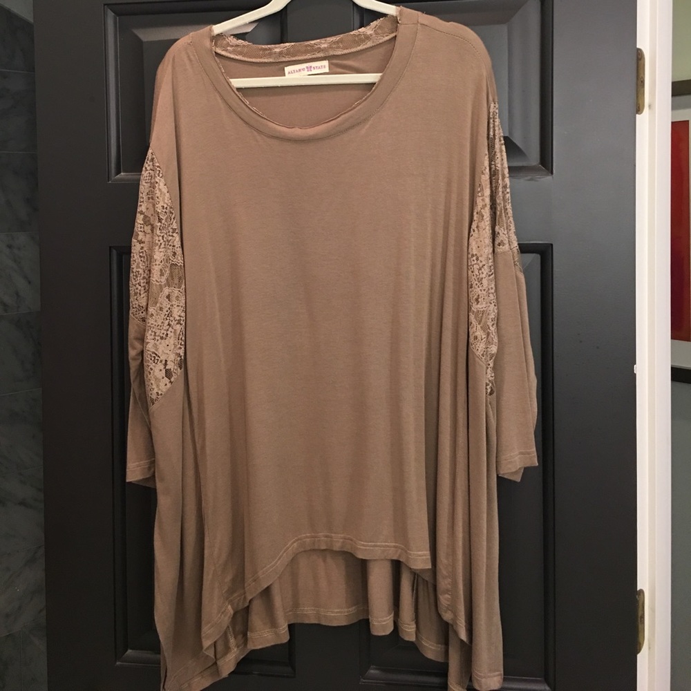 Tan long sleeve shirt