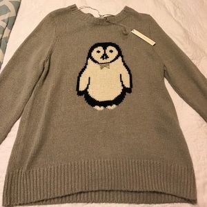 NWT Lauren Conrad Penguin Sweater