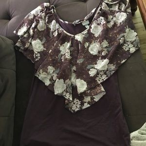 Vanity off the shoulder top