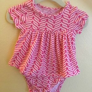 Adorable, soft onesie with skirt by Vinyard Vines