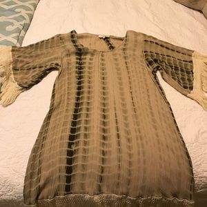 ‼️PRICE DROP‼️Umgee Fringe Tie Dye Dress