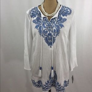 JM Collection Boho Beauty top.
