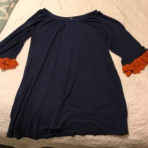 ‼️PRICE DROP‼️Cezanne Ruffle Sleeve Blouse