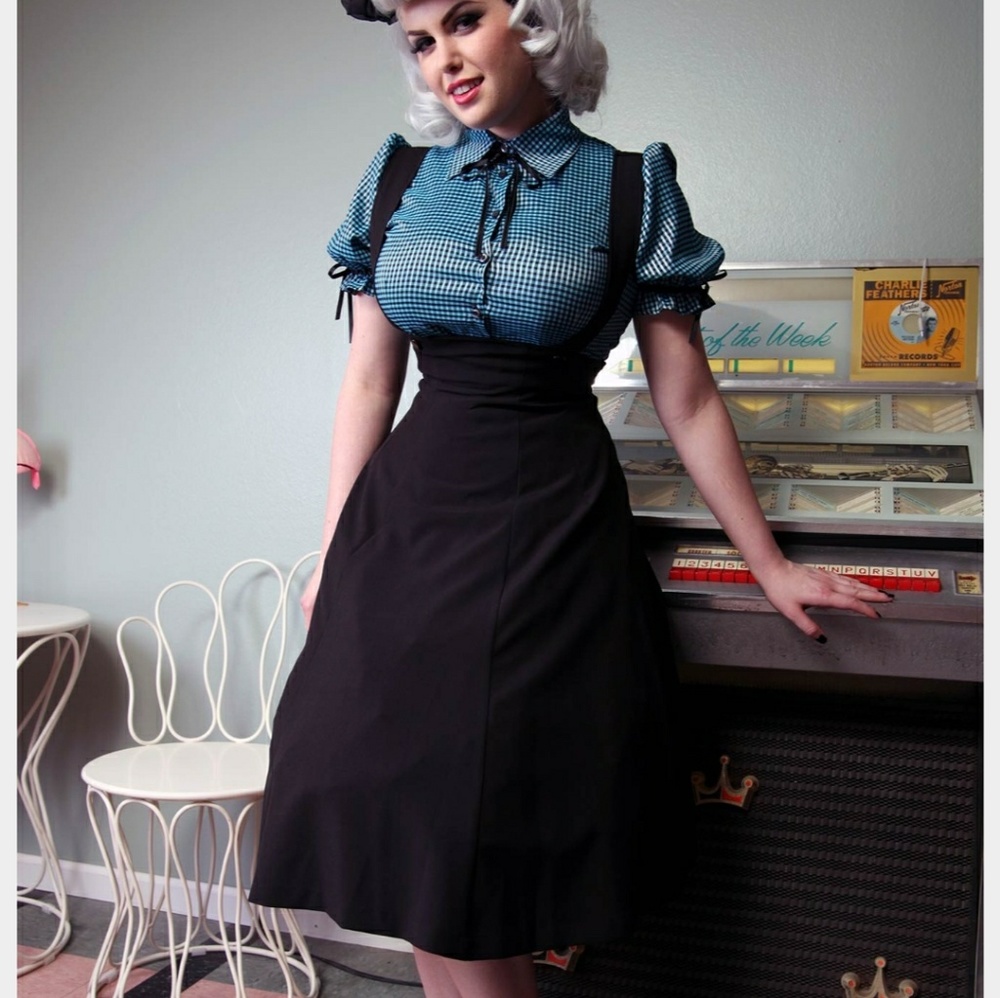 Bettie Page by Tatyana circle jumper skirt