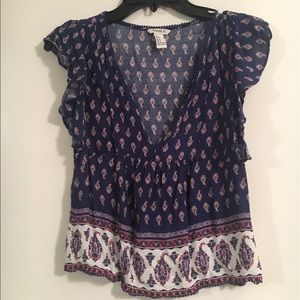 Forever 21 blue top