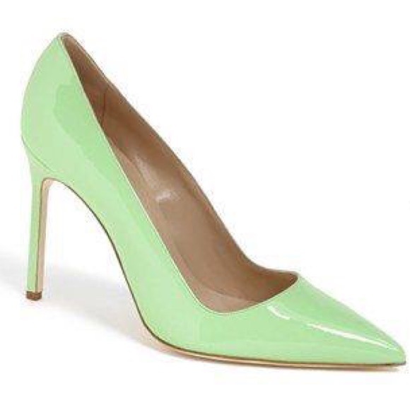 Manolo Blahnik BB pump - patent mint green - Picture 1 of 1