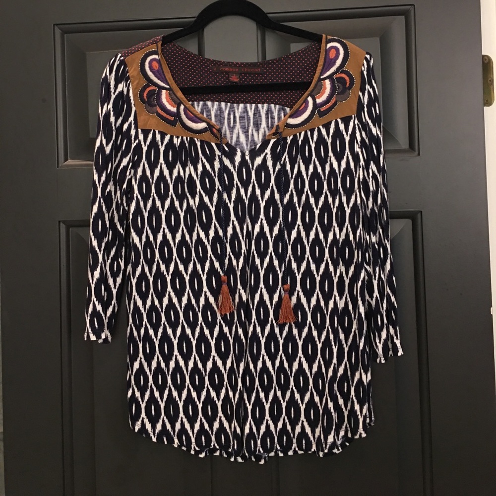 Multicolored printed tunic
