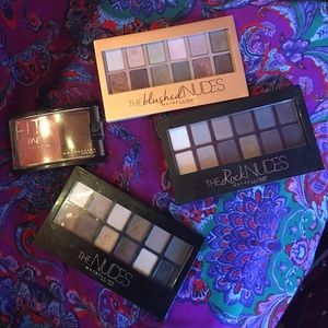 Lot of Maybelline The Nudes makeup