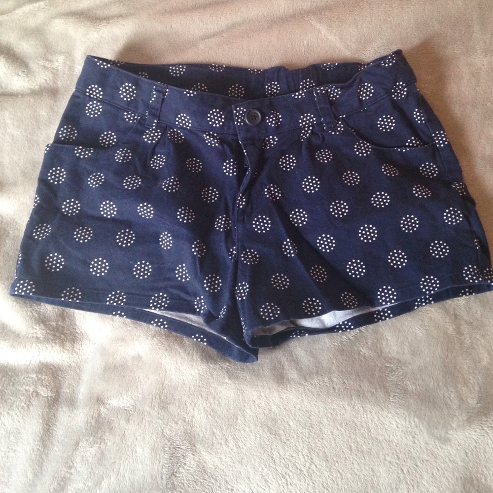 Navy blue and white girls target shorts💙
