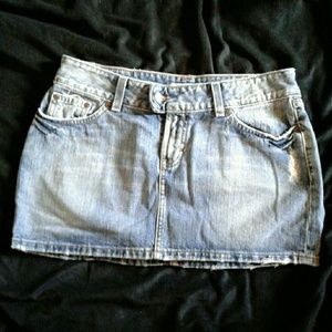 BKE Denim Mini Skirt
