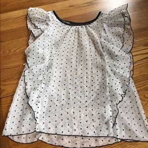 Amy Byer Polka Dot Shirt