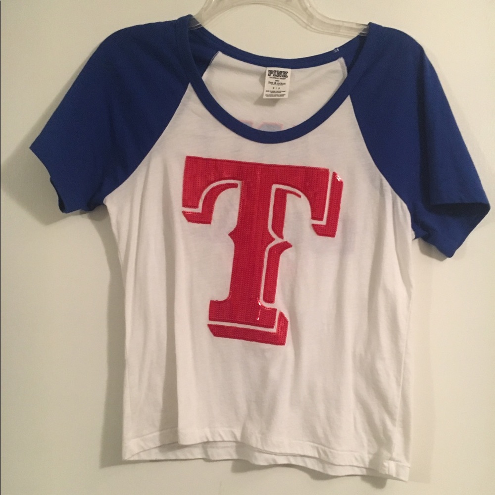 PINK Texas rangers crop