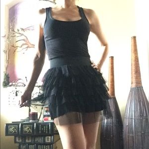 Black tutu dress size Small