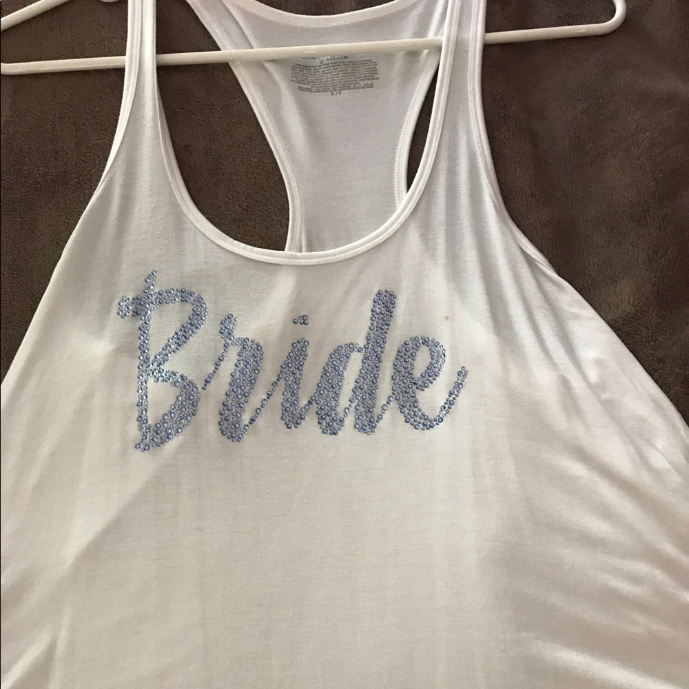 Bride tank top