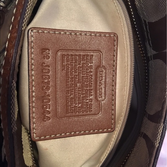 Coach Signature Canvas and Leather Satchel - Picture 3 of 4