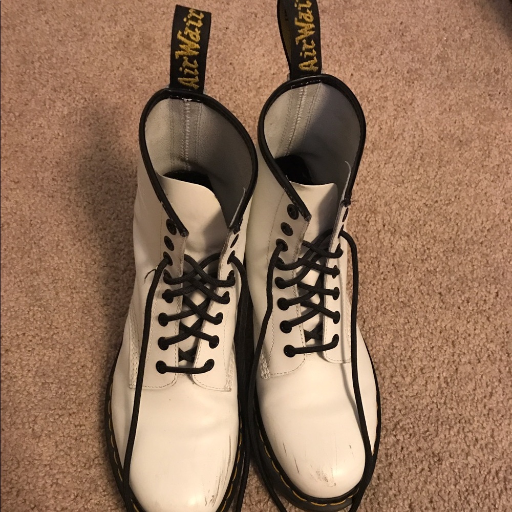 White Doc Martens Size 10 Women's
