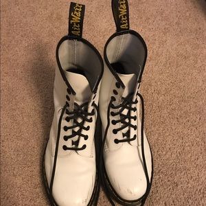 White Doc Martens Size 10 Women's
