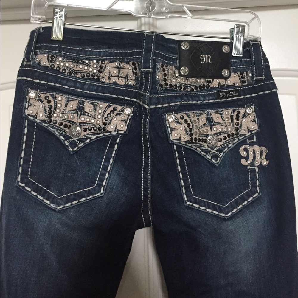 Miss me bedazzled boot cut jeans