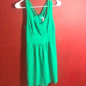 Teal Knee Length Dress