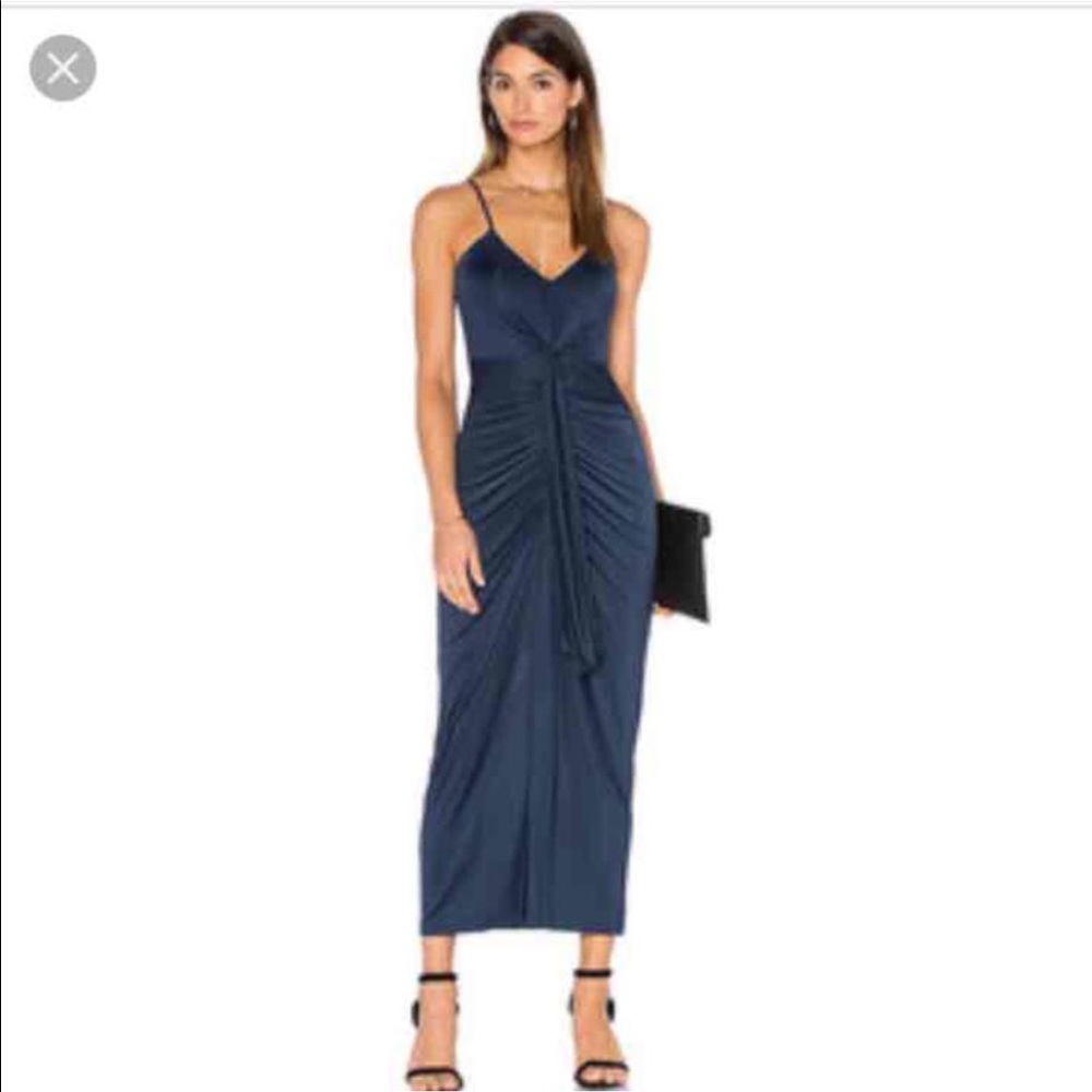 REVOLVE Cascade navy dress.