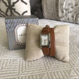 24 hr Sale! Stella & Dot Double Wrap Watch