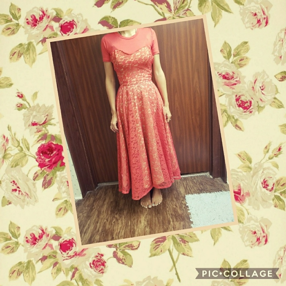 Vintage formal lace dress