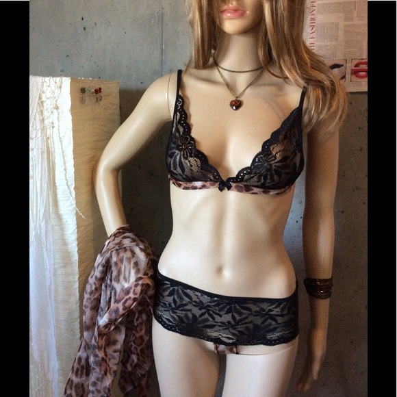 🌺4PC ANIMAL PRINT ROBE NECKLACE LEOPARD SET HEART - Picture 2 of 6