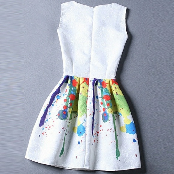 Colorful dress. Size S. - Picture 2 of 4