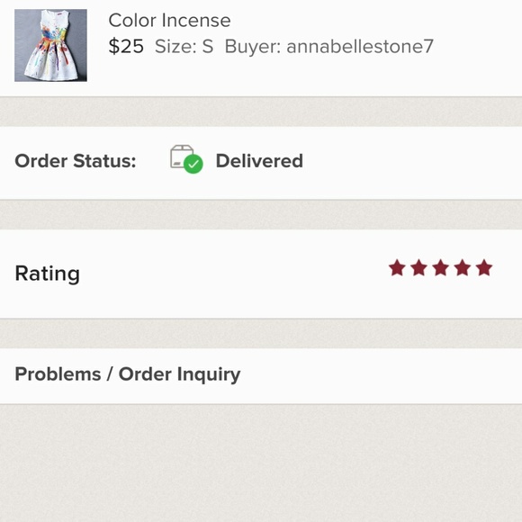 Colorful dress. Size S. - Picture 4 of 4