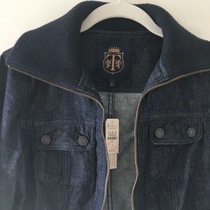 TALBOT'S denim jacket, size 2 NWT