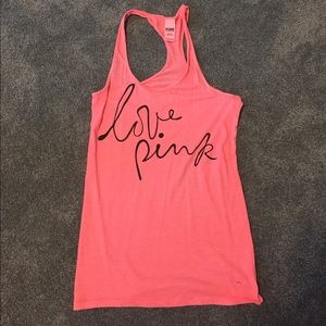 Pink Racer Back Tank